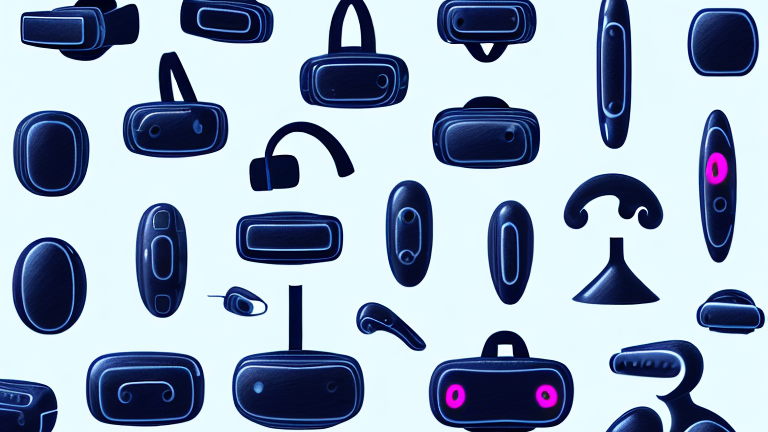 A variety of virtual reality sex toys and accessories